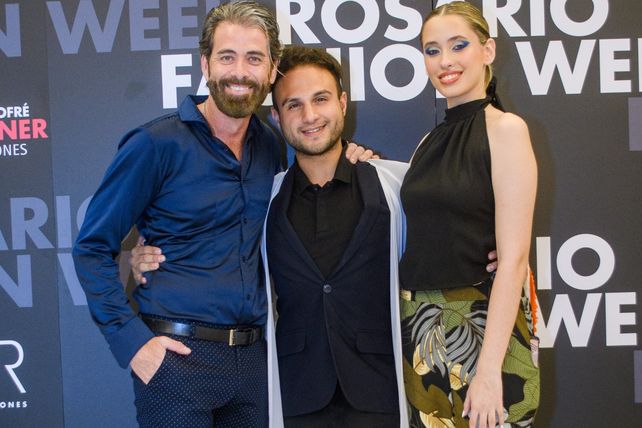Maxi Trujillo, Leo Saleh y Sofia Penna.
