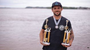 Francisco Giusti volvió feliz de Mar del Plata.