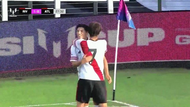 Los pibes de River Plate brillaron y conquistaron la Messi Cup.