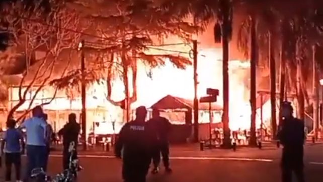 Un incendio provocó pérdidas totales en un conocido bar de La Florida