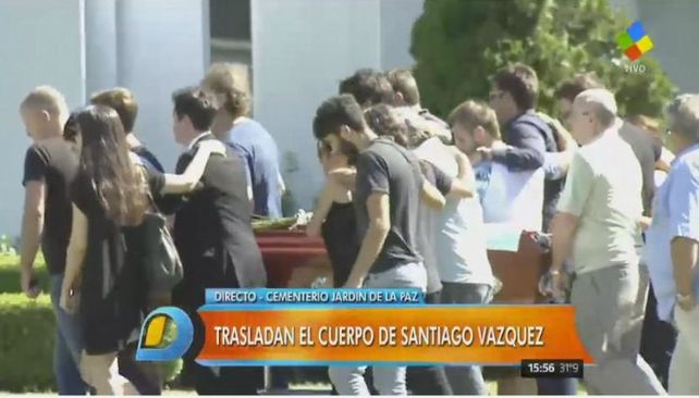 Despidieron los restos del hermano menor del actor Nicolás Vázquez