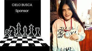 La entrerriana Cielo Martínez vende empanadas para participar en un torneo de ajedrez.