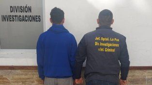 Cayó en La Paz un joven acusado de un homicidio en ocasión de robo