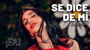 La Joaqui sorprendió con un tango: Se dice de mi