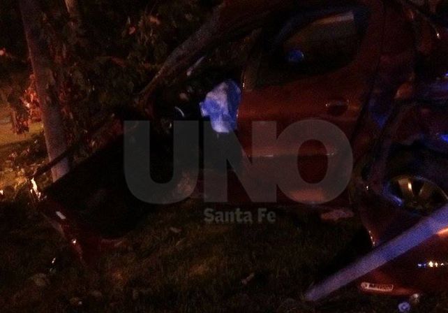 Foto del accidente enviada a este medio por Celeste