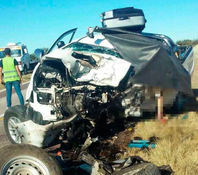 Tres esperancinos murieron en el acto por el impacto