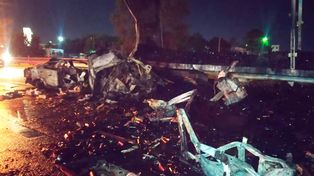 Un camión que transportaba material inflamable chocó y explotó en la Panamericana: a la altura de Garín y hay cuatro muertos y seis heridos