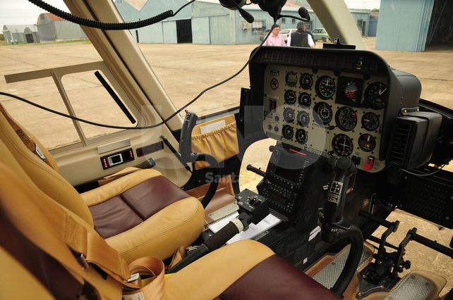 Éxito. Las pruebas que se hicieron con un helicóptero alquilado dejaron satisfecho al gobierno provincial.