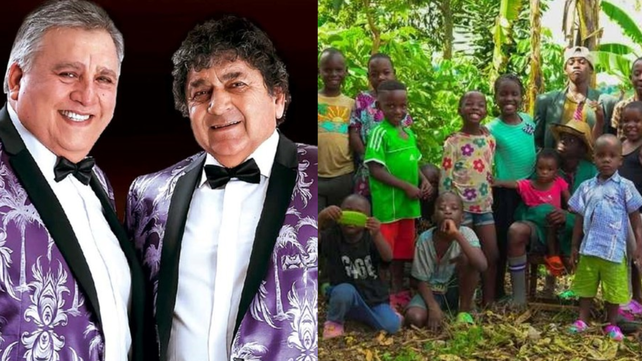 Un grupo de niños de África bailaron una cancion de Los Palmeras Un grupo de niños de África bailaron una cancion de Los Palmeras