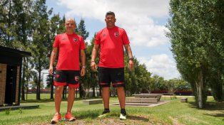 Juntos a la par. Favio Orsi y Sergio Gómez tendrán el gran desafío de reposicionar a Newell’s en la Liga Profesional.