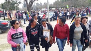 La familia de Diego Román y su pedido de justicia.