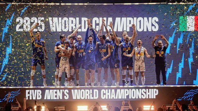 Italia se consagró campeón mundial de vóley al vencer en la final a Bulgaria. Italia se consagró campeón mundial de vóley al vencer en la final a Bulgaria.