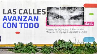 A un año de su desaparición, la ciudad se llenó de la mirada de Santiago Maldonado