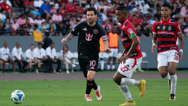 Messi disputó un amistoso con Inter Miami en Panamá pero protagonizó un caliente cruce.