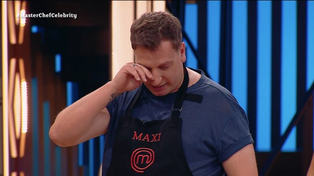 Maxi López se emocionó al recibir una carta de su esposa en MasterChef Celebrity