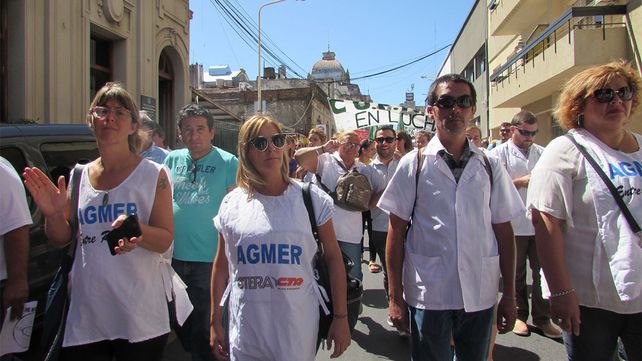 Los docentes marchar&aacute;n el viernes a Casa de Gobierno. (Foto: Agmer)