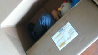 Quiso sorprender a su novia enviándose por correo y casi muere