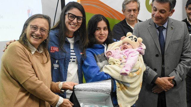 Entregaron kits de lactancia en Concepción del Uruguay