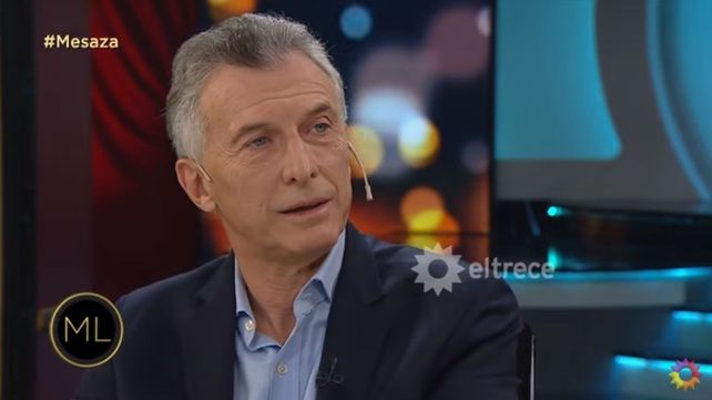 El expresidente Mauricio Macri estuvo en la mesa de Mirtha dialogando con Juana Viale.