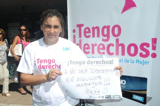 ¡Tengo Derechos!, la frase que se replicó en la peatonal