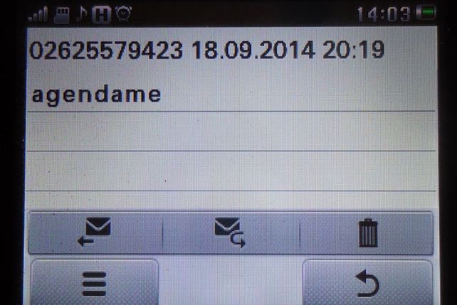 Alertan sobre la recepción de mensajes de texto con la característica 0261