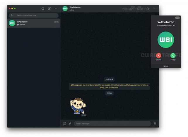 Se podrán hacer llamadas y videollamadas en WhatsApp desde la computadora