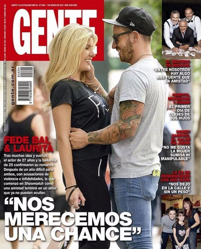 Llegó el día en que Laurita Fernández y Fede Bal blanquearon su romance