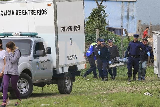 Balazo letal. El proyectil ingresó de atrás