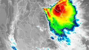 El SMN emitió un alerta por tormentas para el norte de la provincia de Entre Ríos. Hay cinco departamentos entrerrianos bajo alerta amarillo