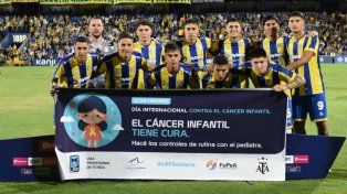 Los once de Central que iniciaron el partido en el Gigante frente a Barracas Central.
