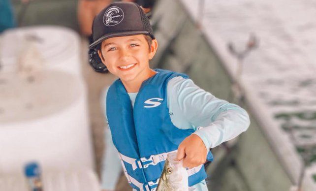 El joven que sufrió la amputación de la pierna.