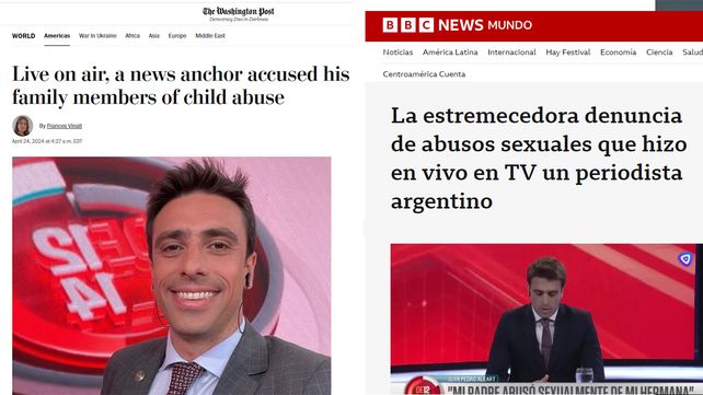 La denuncia pública de Juan Pedro Aleart llegó a The Washington Post y la BBC