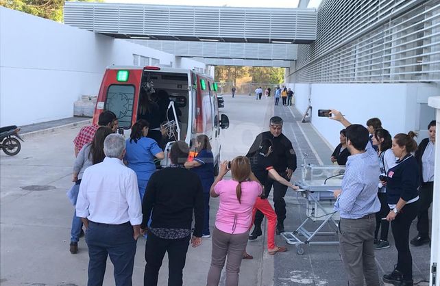 Este fue el primer ingreso al nuevo hospital. Se trata de un recién nacido.&nbsp;