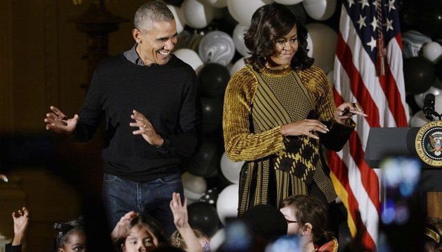 Obama y su esposa bailaron Thriller en el Día de Brujas