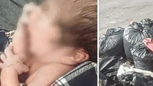 &nbsp;beba abandonada bolsa Morón.jpg   La beba fue hallada de manera circunstancial por un ciclista dentro de una bolsa de basura lista para La niña fue hallada el miércoles a la tarde de manera circunstancial por un ciclista dentro de una bolsa de basura, en Morón