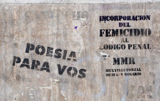 Campañas. Un afiche de una organizaciones popular busca concientizar.