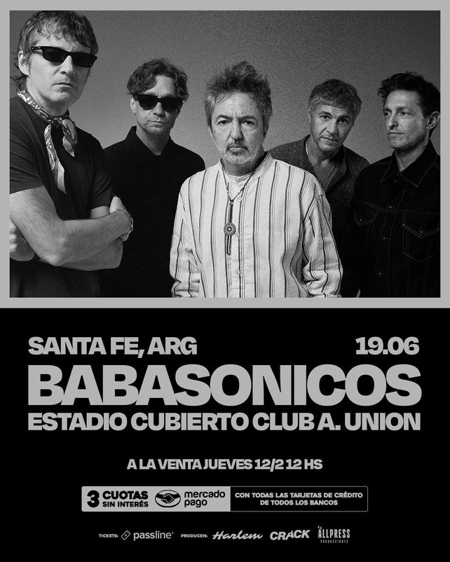 Babasónicos llega a Santa Fe