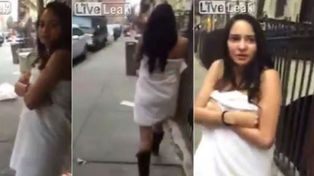 Un marido celoso obligó a su mujer a caminar desnuda por Nueva York