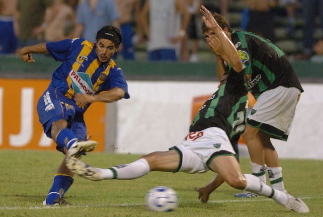 El Chino Vizcarra metió un doblete en aque triunfo de Central sobre San Martín de San Juan en 2007.