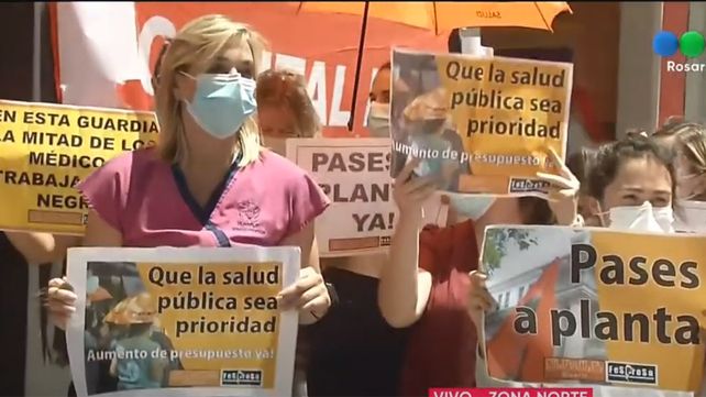 Los profesionales de la sanidad nucleados en Siprus van al paro para pedir el pase a planta permanente de unos 700 trabajadores en toda la provincia.