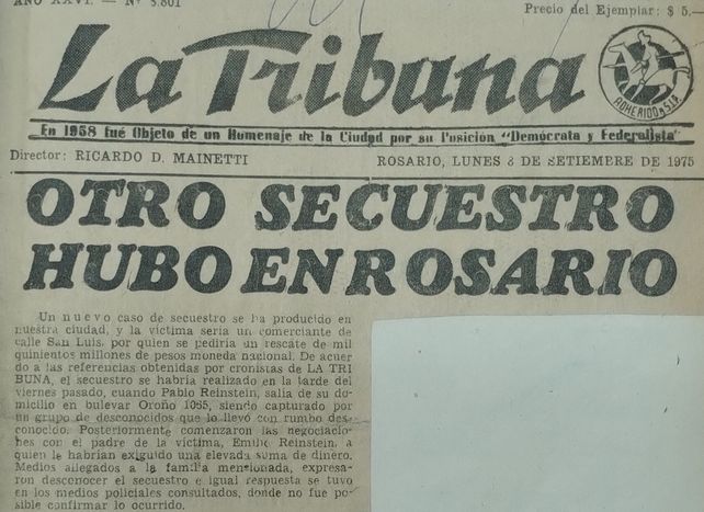 A 50 años del secuestro y crimen de Pablo Reinstein: la trágica historia que derivó en una misteriosa venganza