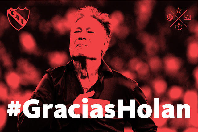 Independiente despidió en sus redes sociales a Ariel Holan