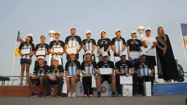&nbsp;En la antesala de la 46° Maratón Santa Fe-Coronda se realizó en la costanera corondina la presentación de los nadadores.